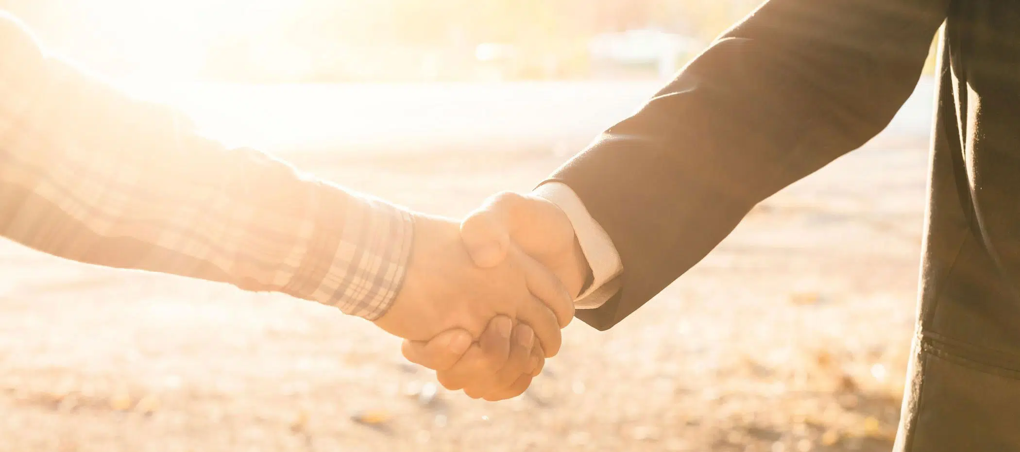 Stock image of shake of hands